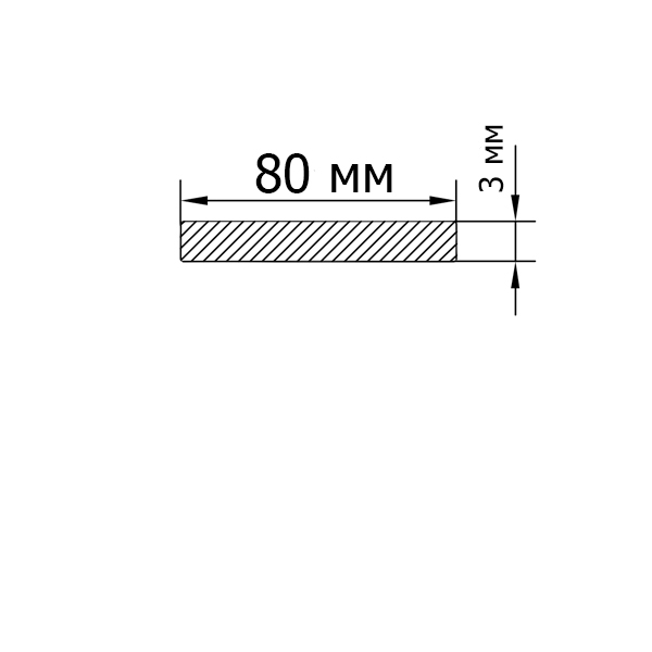 алюминиевая полоса шина 80х3 алюминиевая полоса шина 80х3