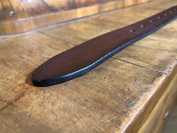 Leather belt